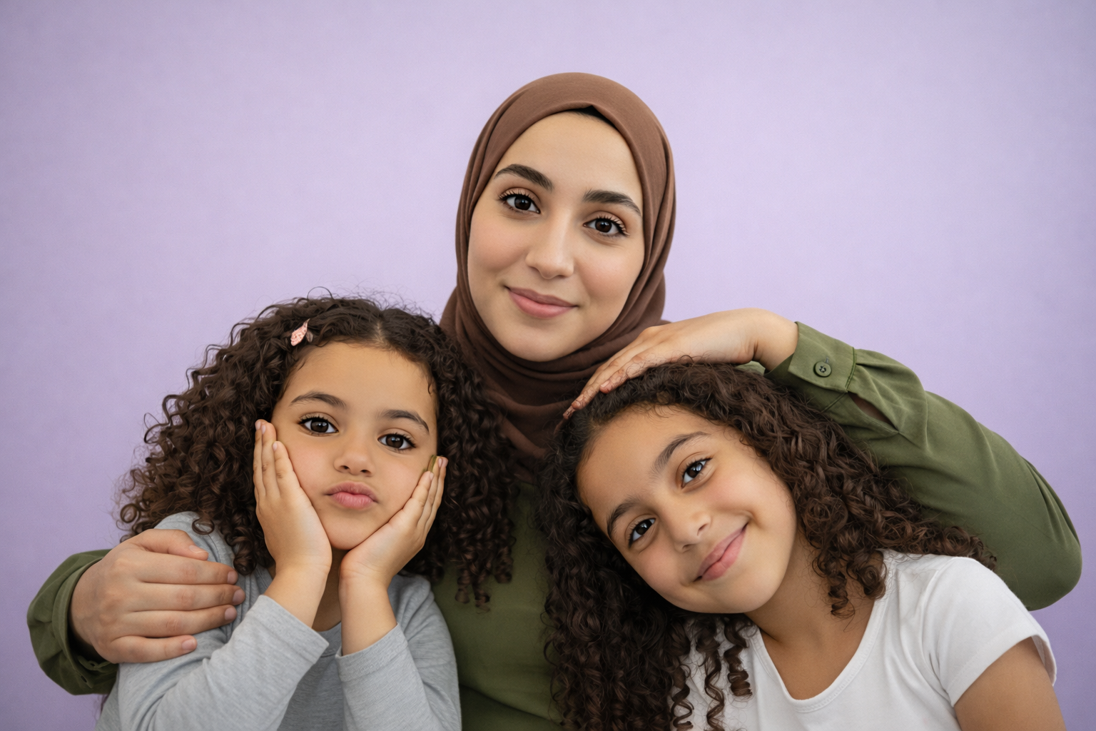 Original family photo used for personalized coloring book